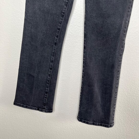 Madewell Cali Demi-Boot Mid Rise Jeans starkey Wash Size 27 Black Denim - Picture 4 of 13